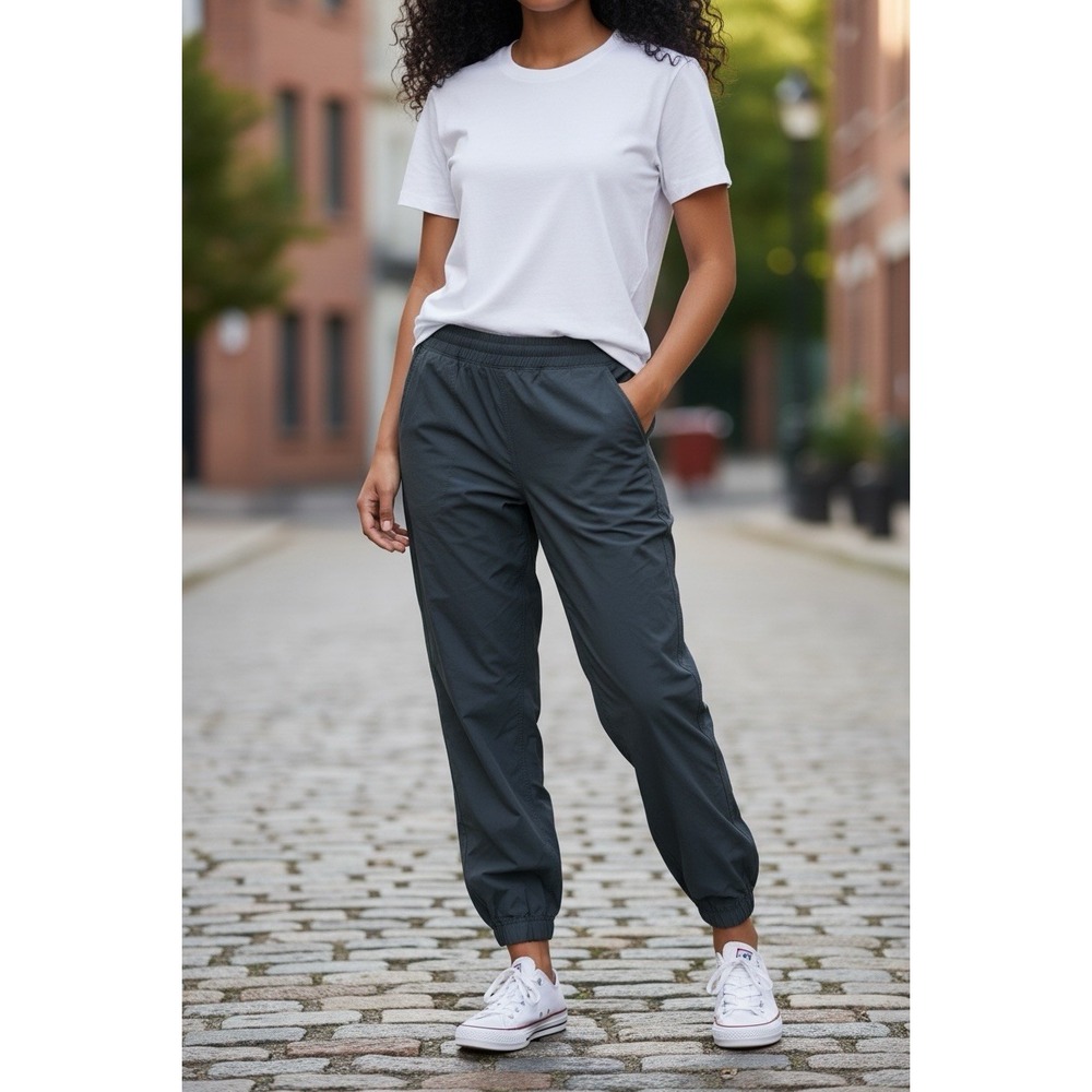 PRANA HALLE JOGGER PANTS WOMENS 14 GRAY